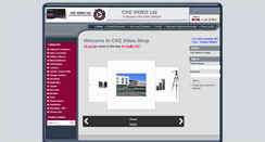 Desktop Screenshot of ckevideo.co.uk
